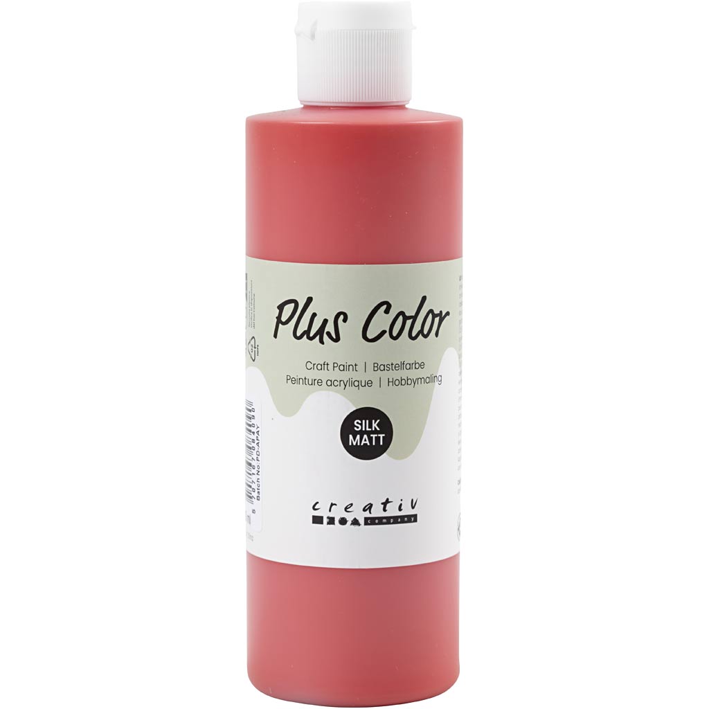 Pintura craft Plus Color rojo 250 ml