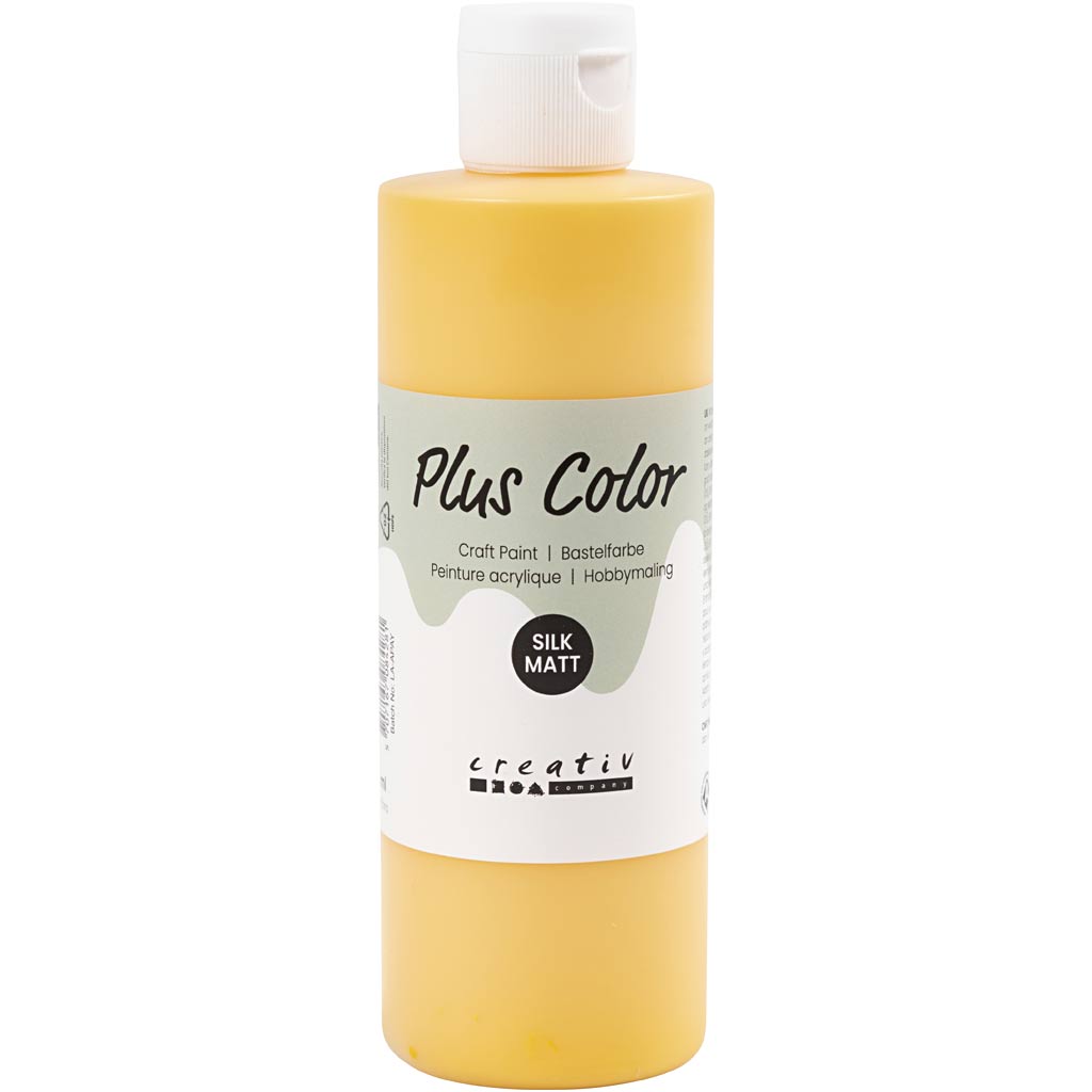 Pintura craft Plus Color amarillo 250 ml