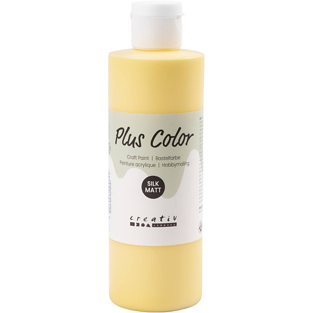 Pintura craft Plus Color amarillo 250 ml