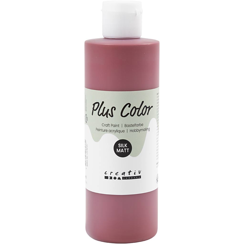 Pintura craft Plus Color rojo 250 ml