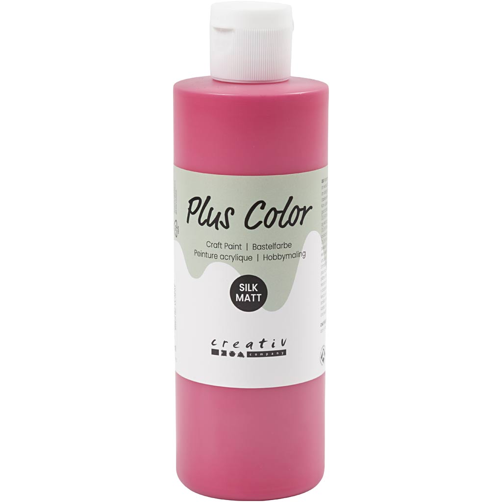 Pintura craft Plus Color rojo 250 ml