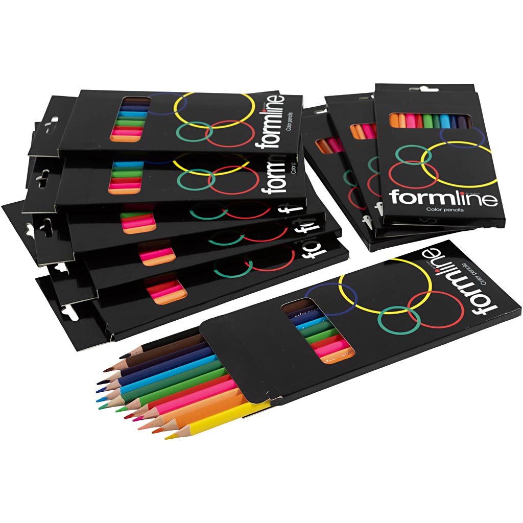 Lápices de colores formline — 12x12 ud (1 pack)