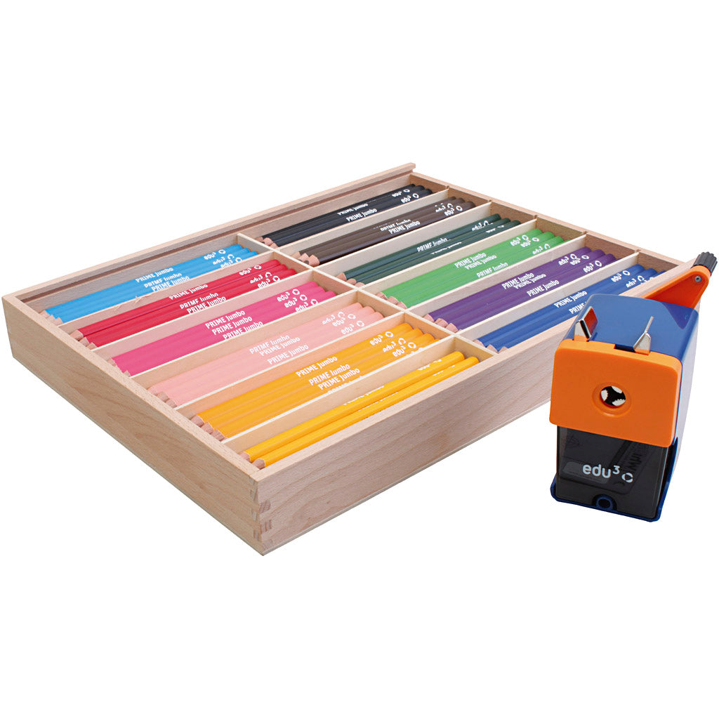 Lápices de colores EDU3 Jumbo colores surtidos — 12x12 ud (1 pack)