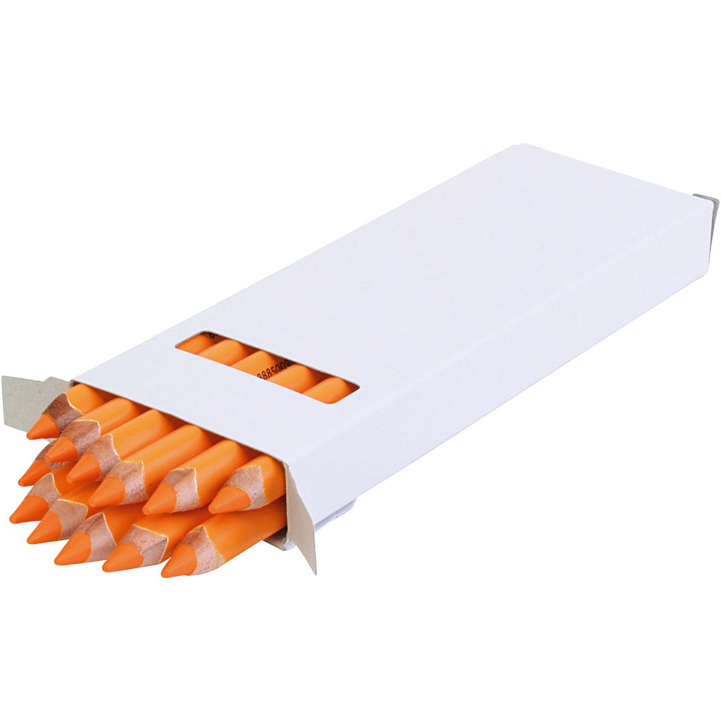 Lápices de colores EDU3 Jumbo naranja — 12 ud (1 pack)