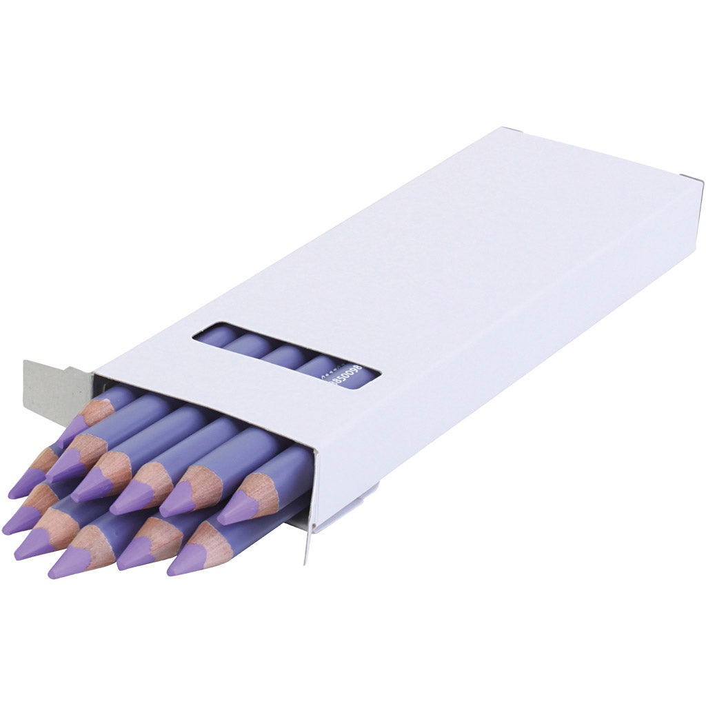 Lápices de colores EDU3 Jumbo lila — 12 ud (1 pack)