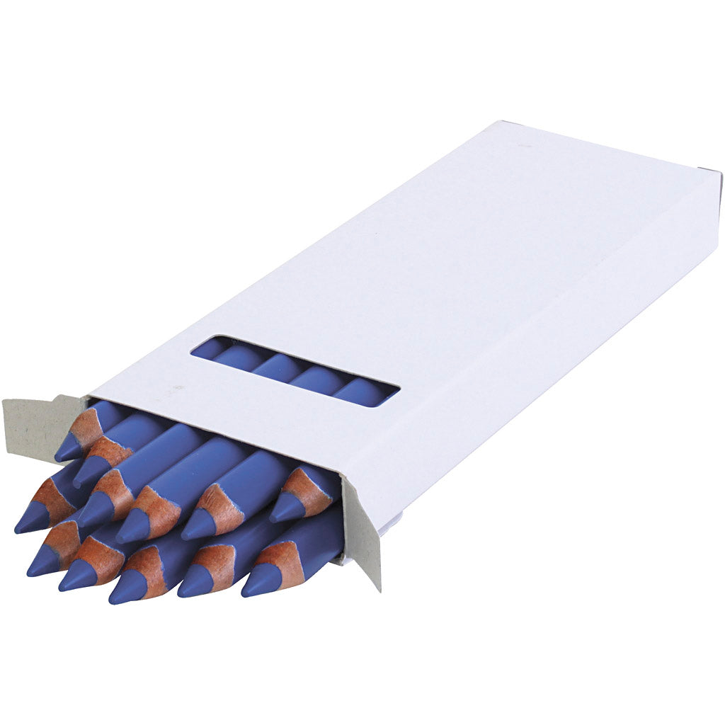 Lápices de colores EDU3 Jumbo azul — 12 ud (1 pack)