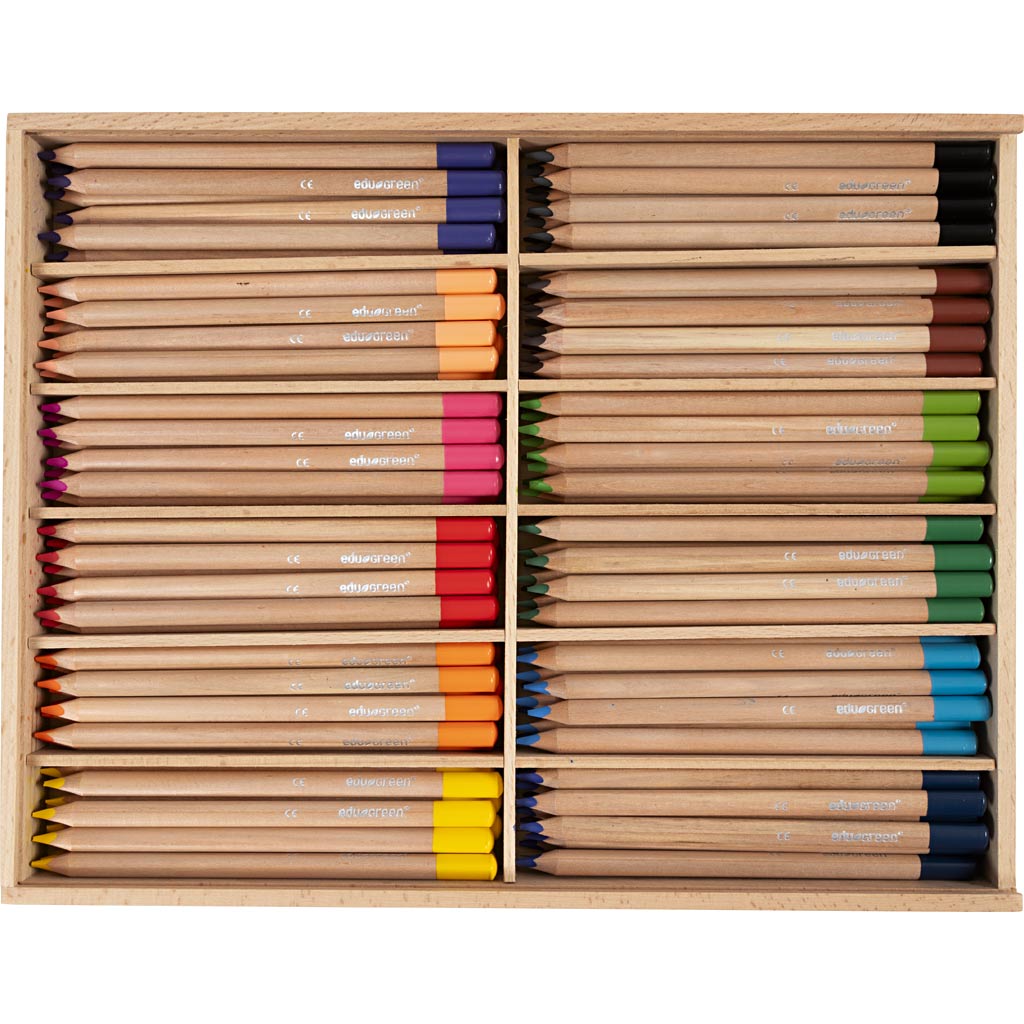 Lápices EDU3 Edugreen Jumbo colores surtidos — 12x12 ud (1 pack)