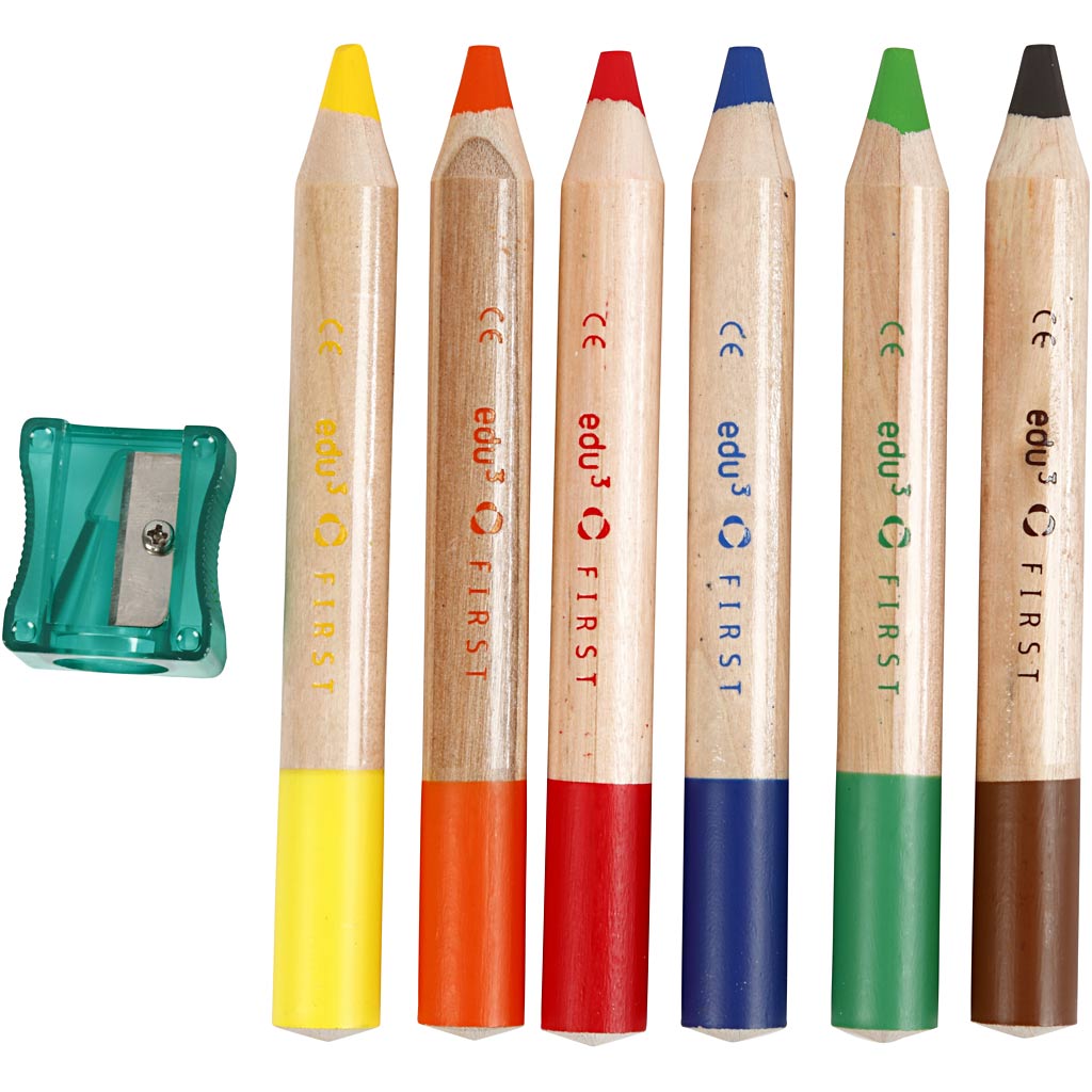 Lápices EDU First — 6 ud (1 pack)