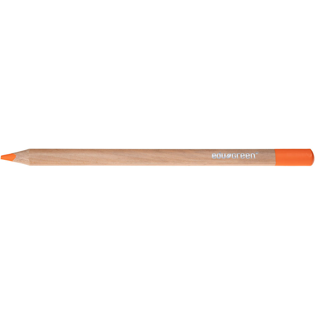 Lápices EDU3 Edugreen Jumbo naranja — 10 ud (1 pack)