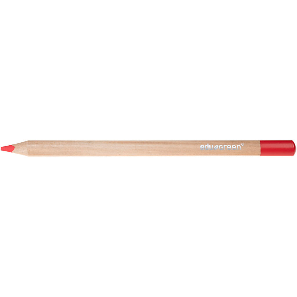 Lápices EDU3 Edugreen Jumbo rojo — 10 ud (1 pack)