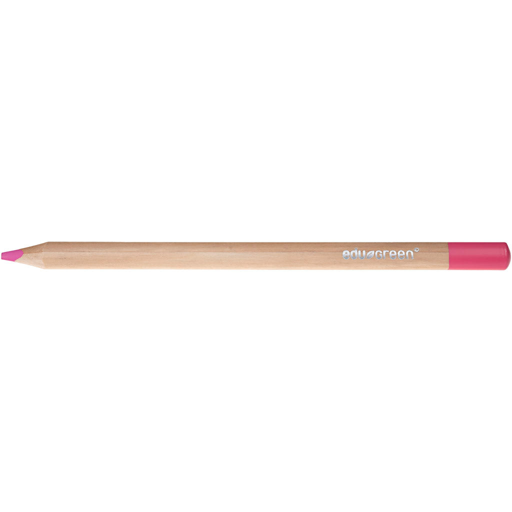 Lápices EDU3 Edugreen Jumbo rosa palo — 10 ud (1 pack)