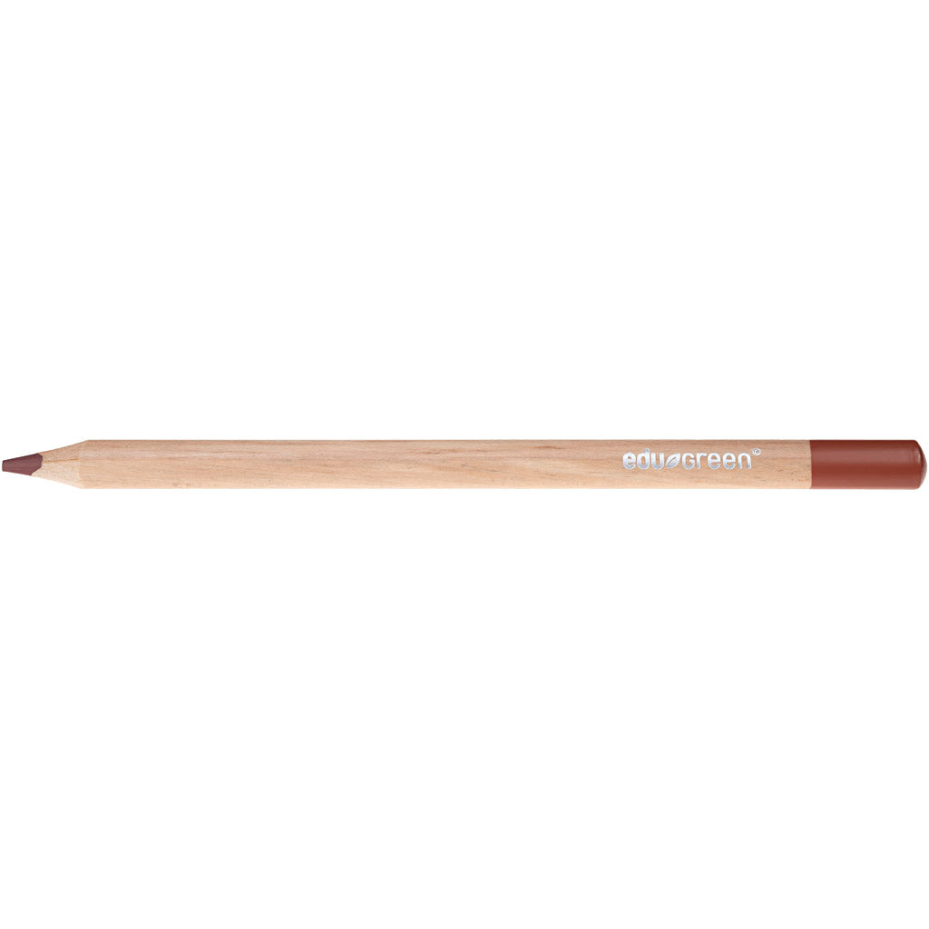 Lápices EDU3 Edugreen Jumbo marrón — 10 ud (1 pack)