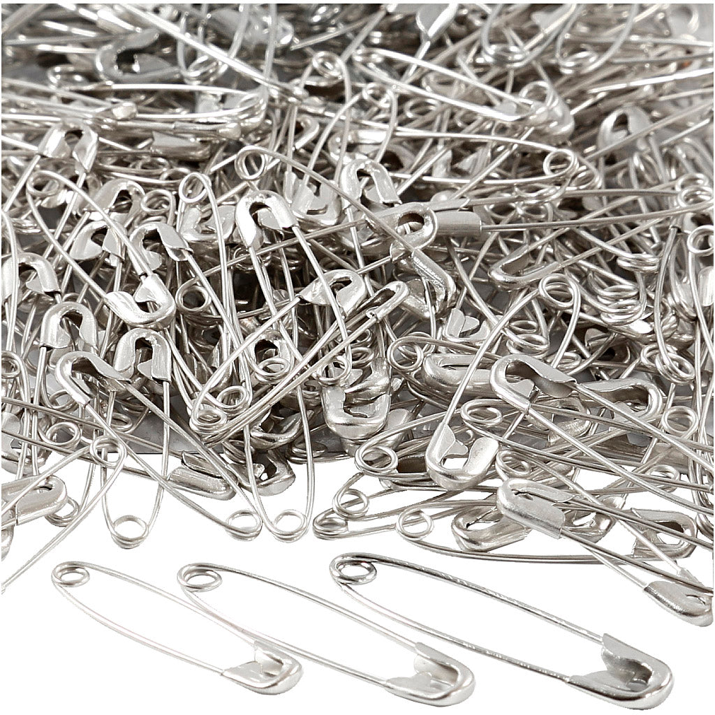Imperdibles plateado — 600 ud (1 pack)