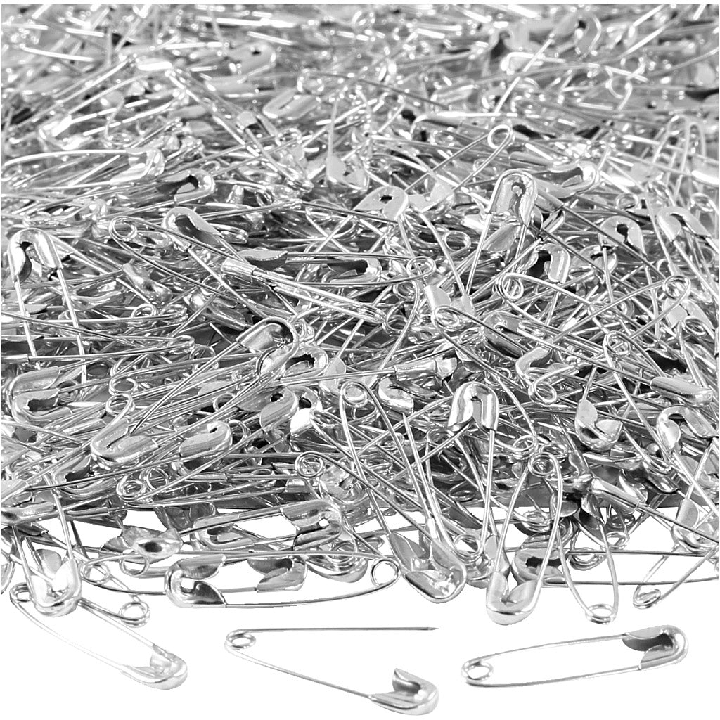 Imperdibles plateado L: 22 mm — 500 ud (1 pack)