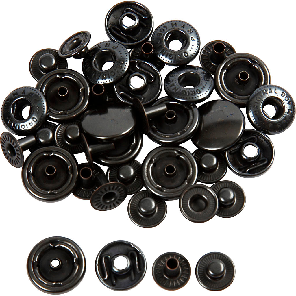 Recambio de broches a presión ⌀ 15 mm — 10 ud (1 pack)