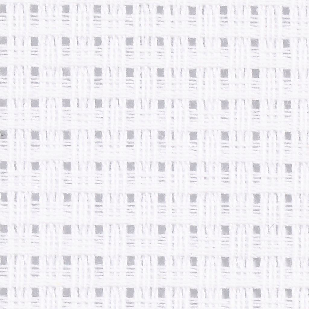 Tela Aida para bordado blanco 50x50 cm — 1 ud