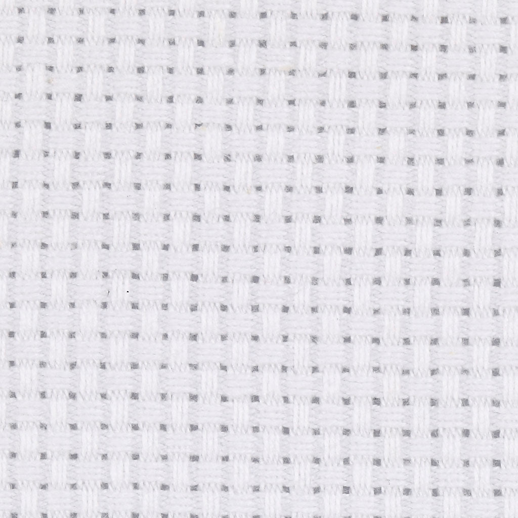 Tela Aida para bordado blanco 50x50 cm — 1 ud