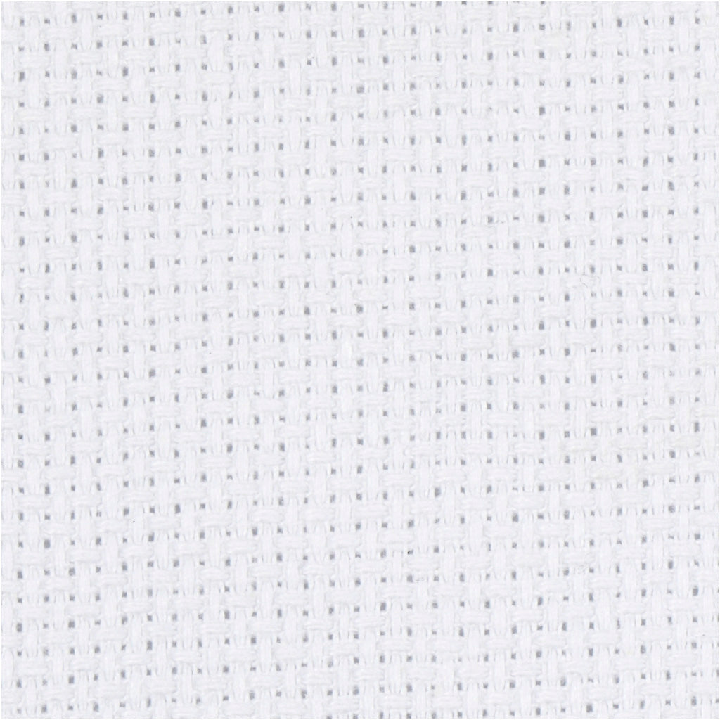 Tela Aida para bordado blanco — 3 m (1 pack)