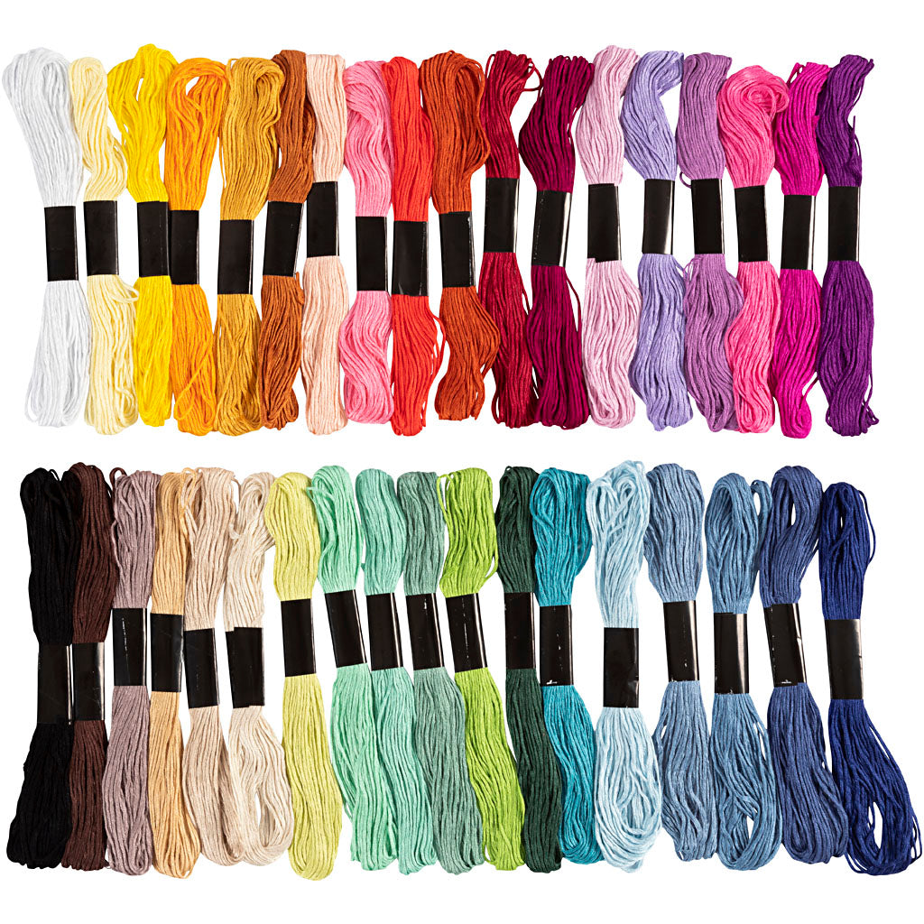 Hilo de bordar colores surtidos