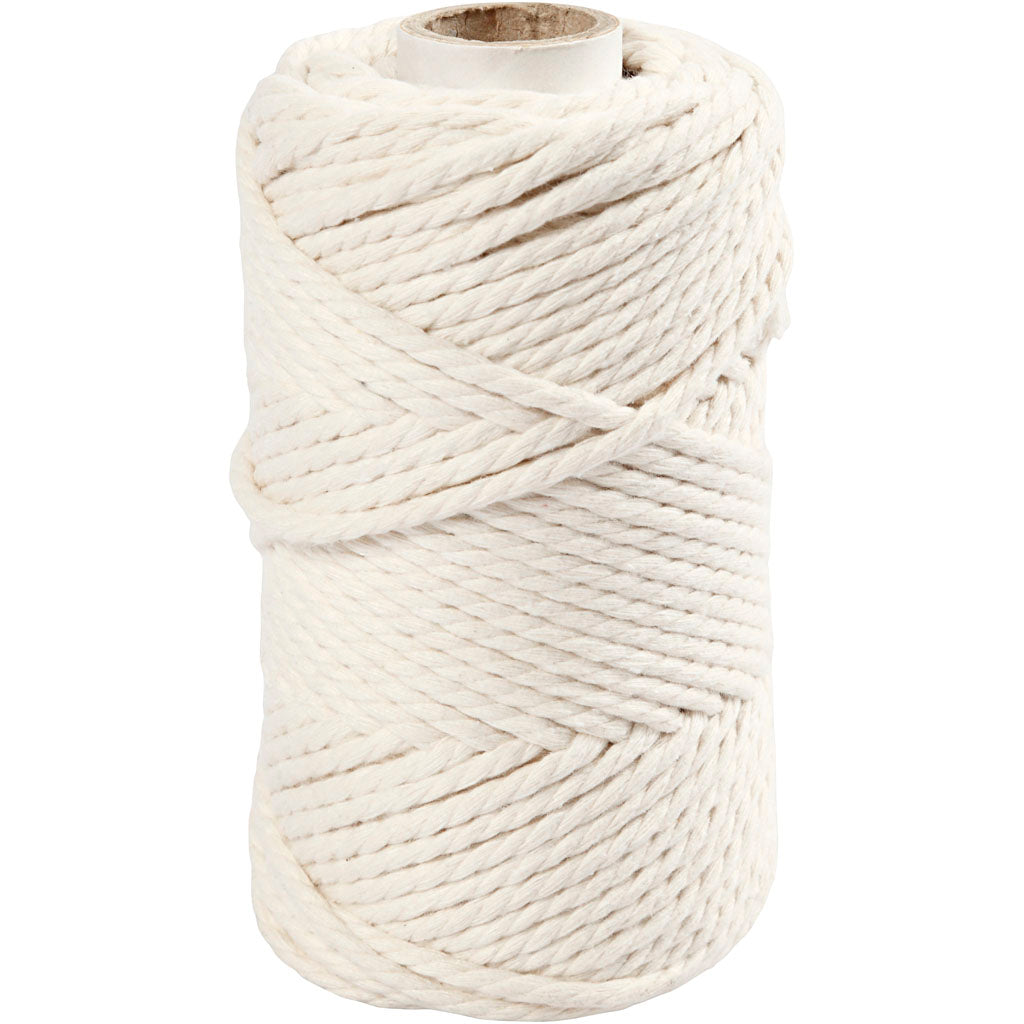 Cordón de macramé hueso ⌀ 4 mm 330 g