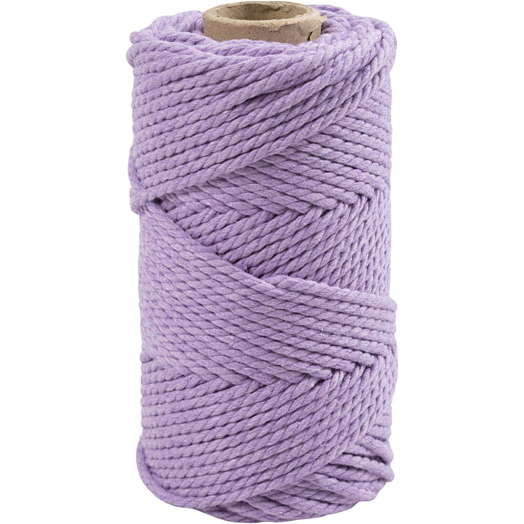 Cordón de macramé morado ⌀ 4 mm 330 g
