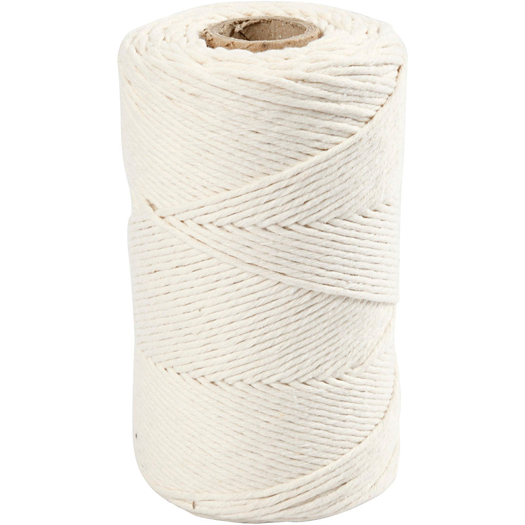 Cordón de macramé hueso ⌀ 2 mm 330 g