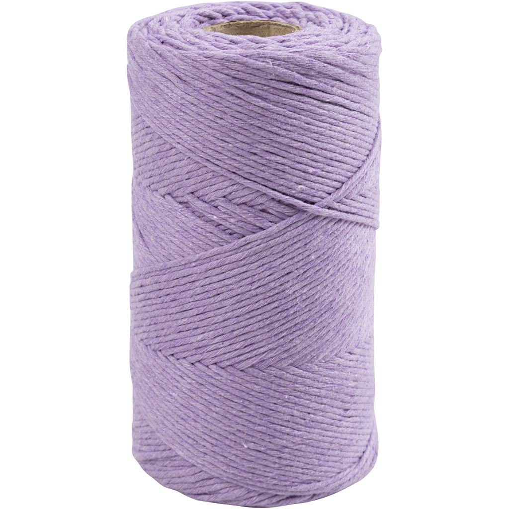 Cordón de macramé morado ⌀ 2 mm 330 g