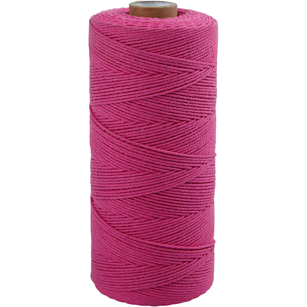 Cordón de macramé rosa L: 315 m 220 g