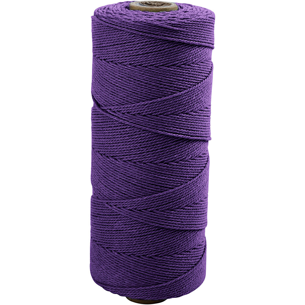 Cordón de macramé violeta L: 315 m 220 g
