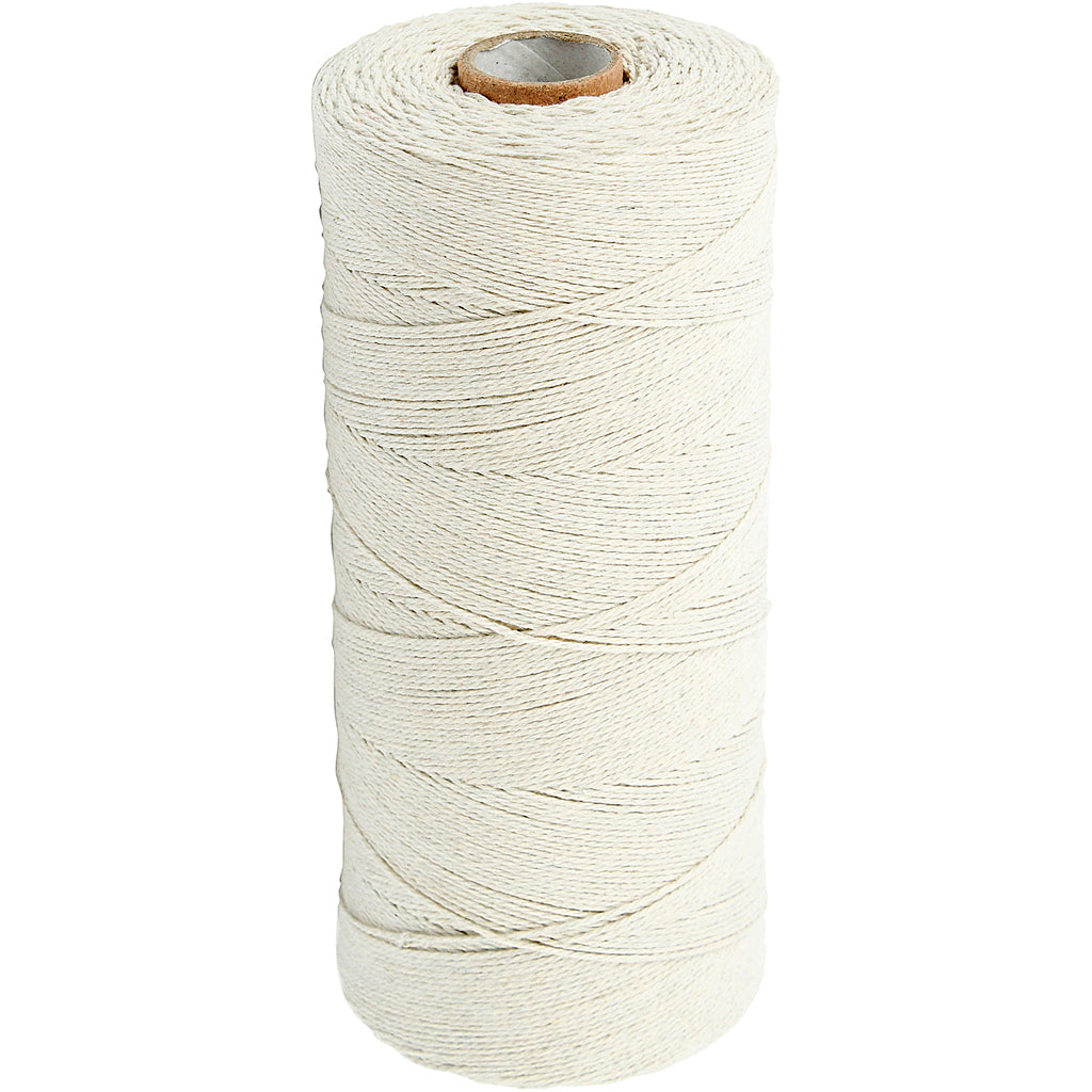 Cordón de algodón natural L: 700 m 250 g