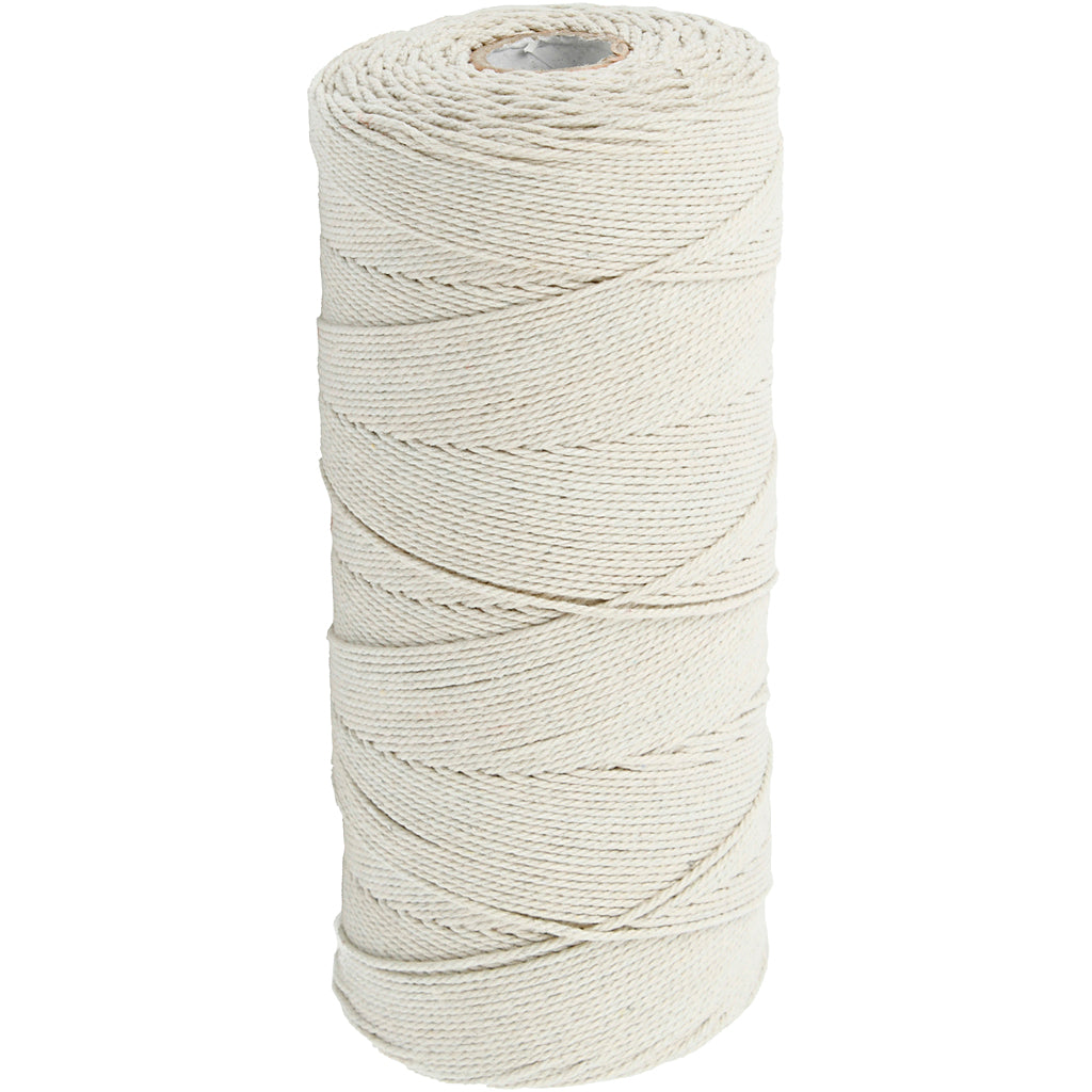Cordón de macramé natural L: 315 m 220 g