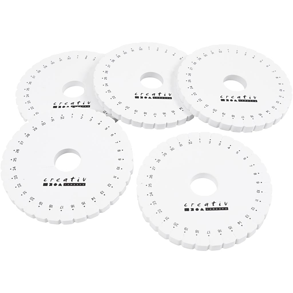 Disco Kumihimo para trenzar ⌀ 12 cm — 5 ud (1 pack)