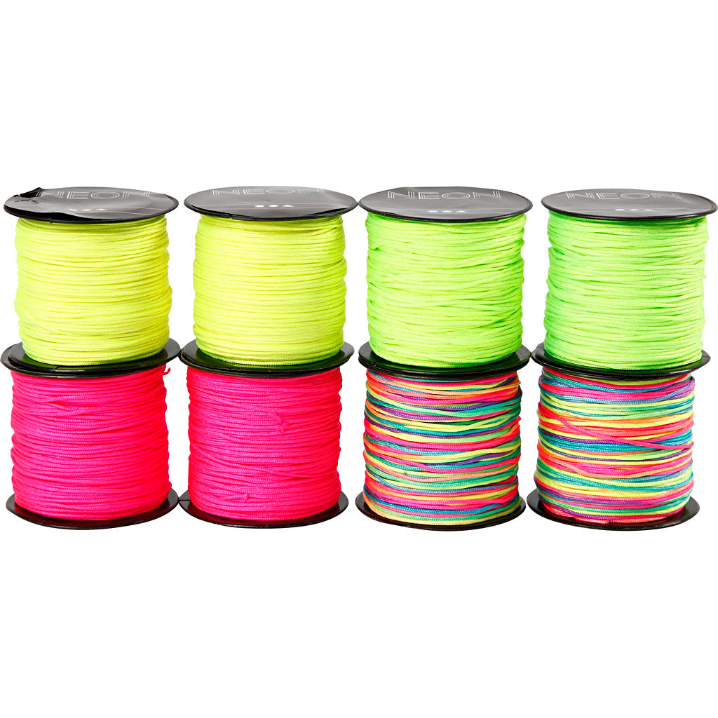 Cordón de poliéster amarillo — 8x28 m (1 pack)