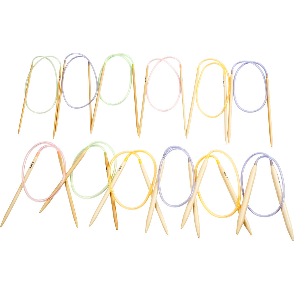 Aguja circular para tejer L: 60-80 cm — 12 ud (1 pack)
