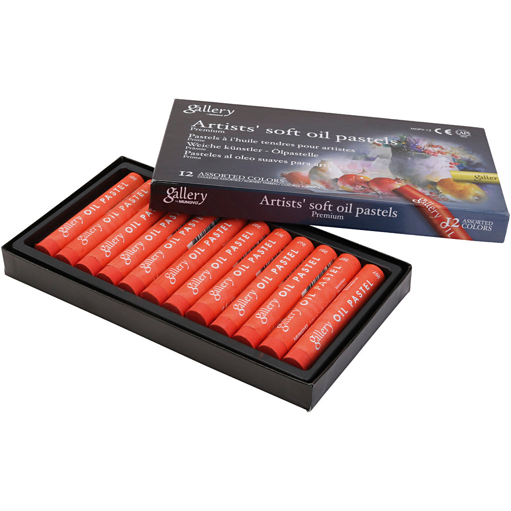 Pasteles al óleo Gallery ⌀ 11 mm — 12 ud (1 pack)