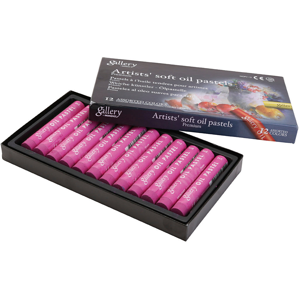 Pasteles al óleo Gallery morado ⌀ 11 mm — 12 ud (1 pack)