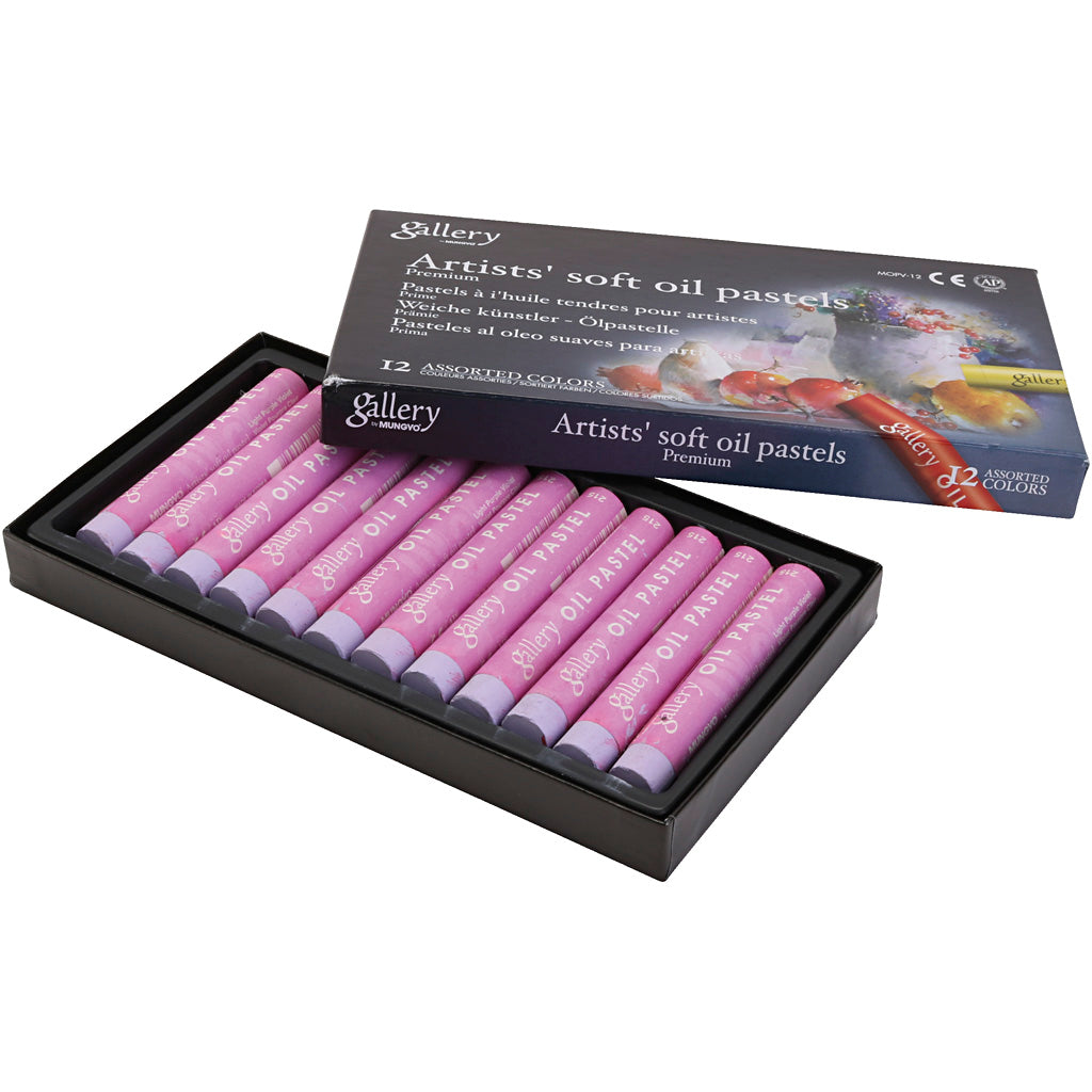 Pasteles al óleo Gallery lila ⌀ 11 mm — 12 ud (1 pack)