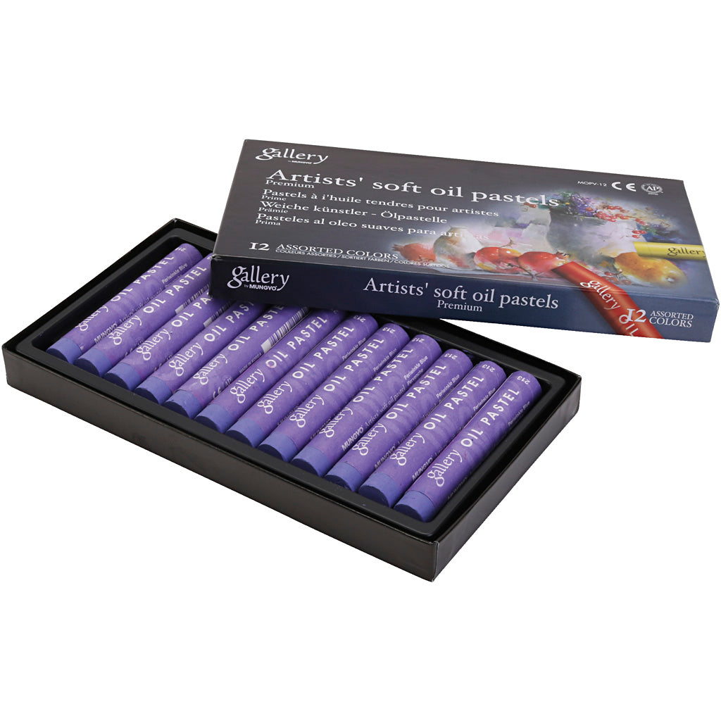 Pasteles al óleo Gallery violeta ⌀ 11 mm — 12 ud (1 pack)