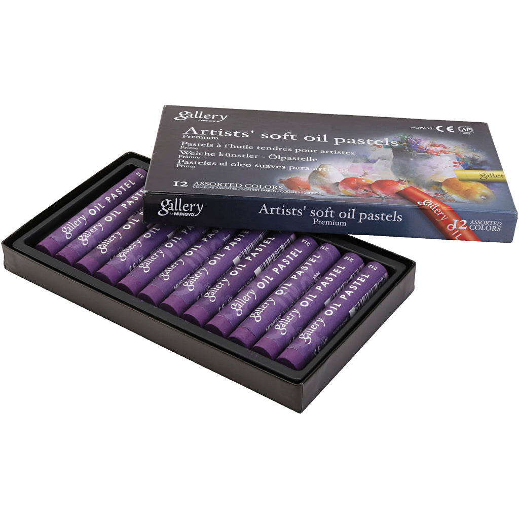 Pasteles al óleo Gallery violeta ⌀ 11 mm — 12 ud (1 pack)