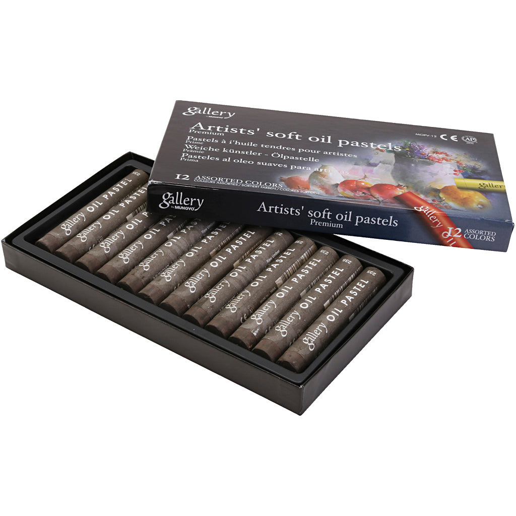 Pasteles al óleo Gallery ⌀ 11 mm — 12 ud (1 pack)
