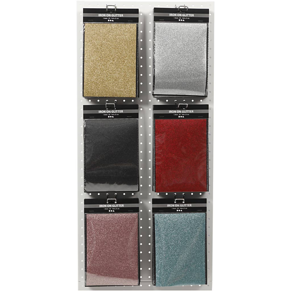 Foil termoadhesivo colores surtidos 148x210 mm — 6x10 hojas (1 pack)
