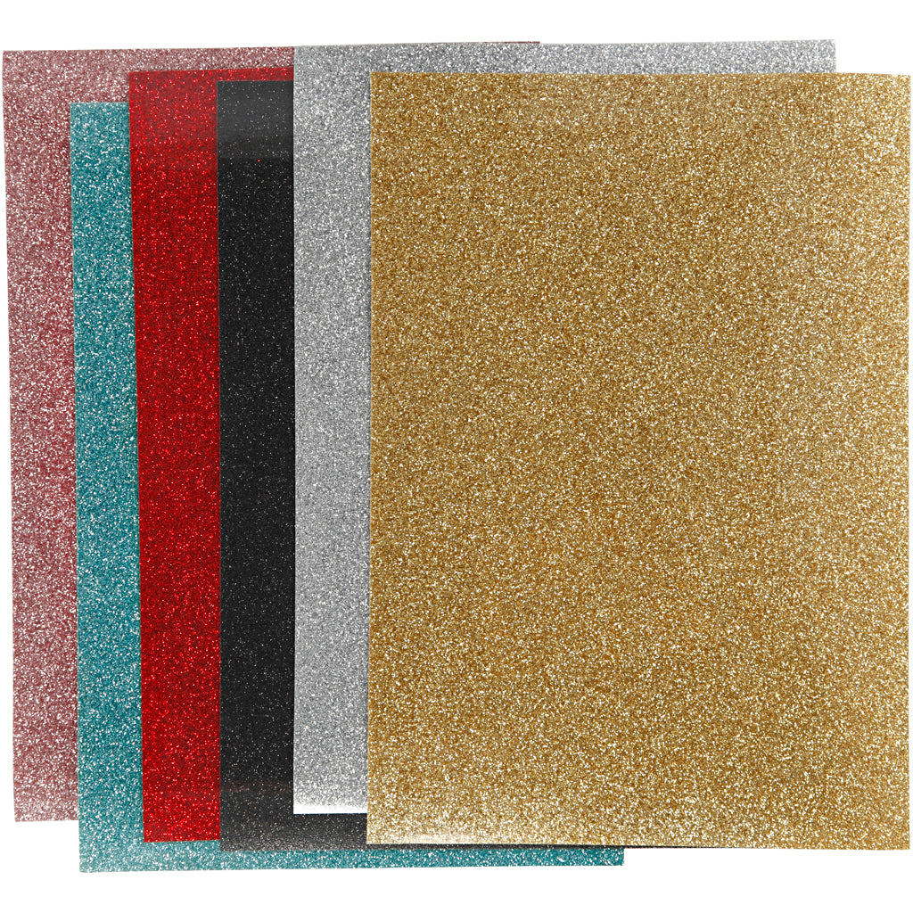 Foil termoadhesivo colores surtidos 148x210 mm — 6 hojas (1 pack)