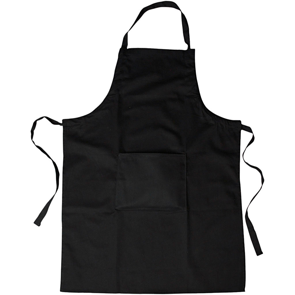 Delantal negro L: 89 cm 210 g — 1 ud