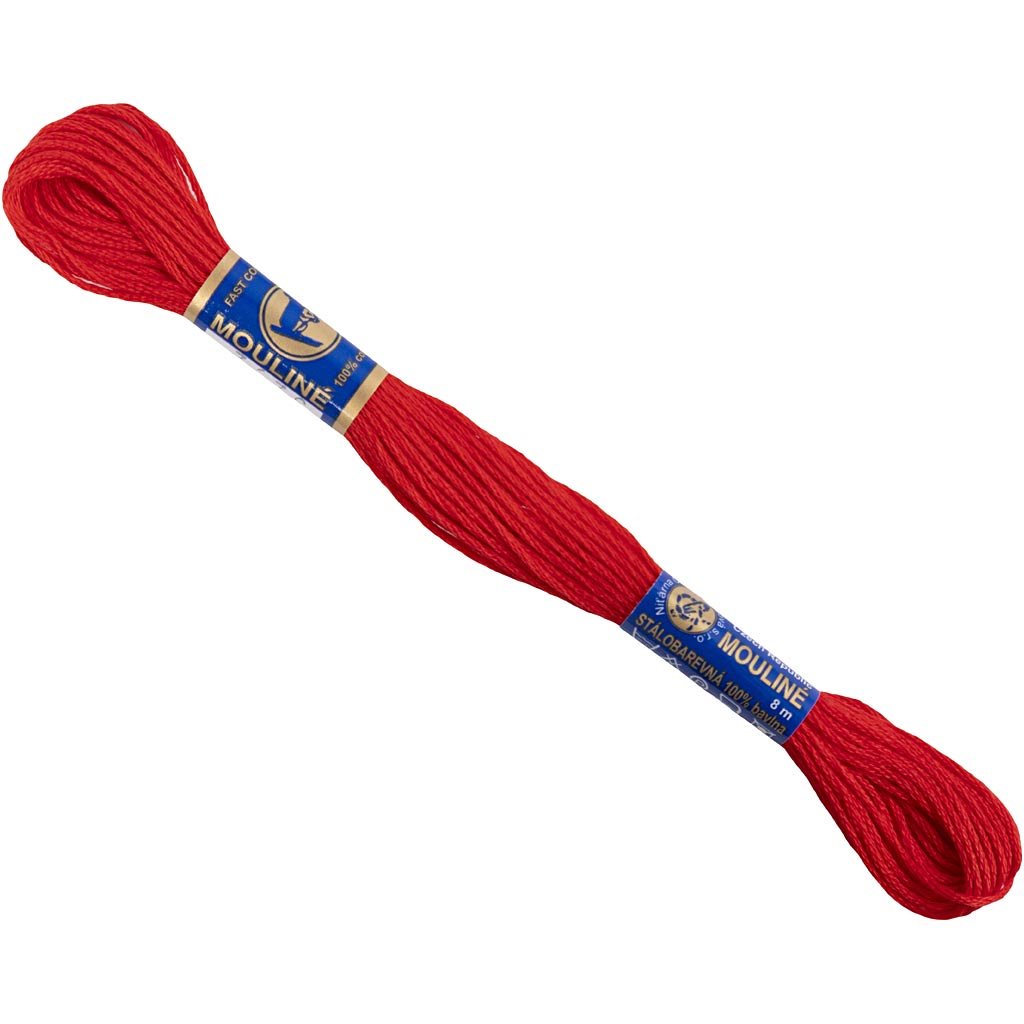Hilo de bordar rojo — 12x8 m (1 pack)