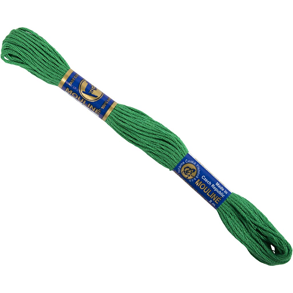 Hilo de bordar verde — 12x8 m (1 pack)