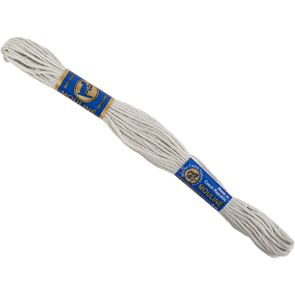 Hilo de bordar gris — 12x8 m (1 pack)