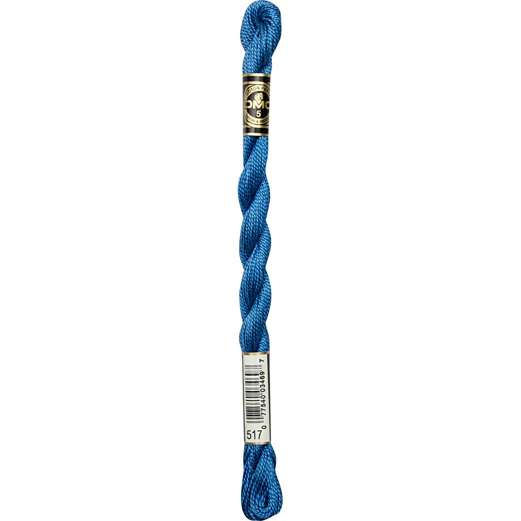 Hilo DMC para abalorios azul n.º 5 — 12x25 m (1 pack)