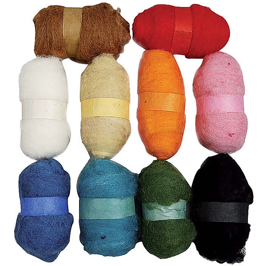 Lana cardada colores surtidos 25 g