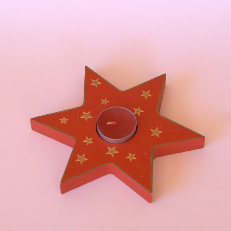 Portavela estrella