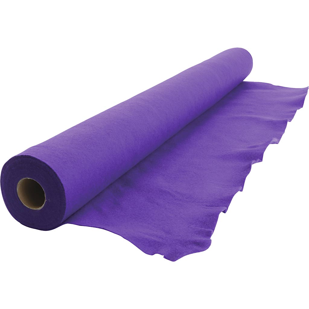 Fieltro para manualidades morado — 5 m (1 rollo)